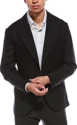 Brunello Cucinelli Linen & Wool-Blend Blazer