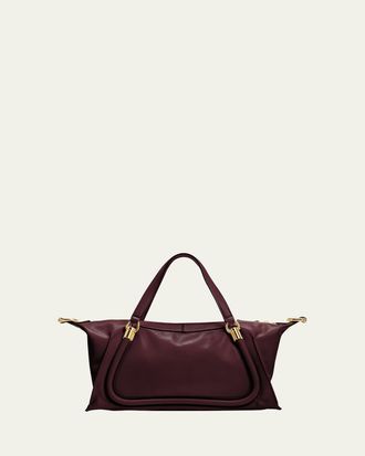 Chlo&eacute; Paraty 24 Large Bag in Shiny Calfskin