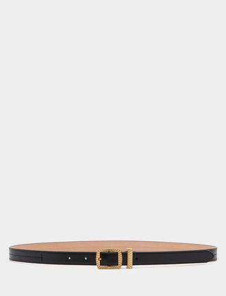 Bally Glen 20 mm Belt in Black at Nordstrom, Size 95