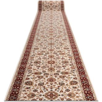 RugsX Runner Wool NAIN Ornament, flowers 6999 51063 beige / claret 80cm beige 80x150 cm