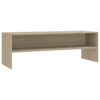 Berkfield Home TV Cabinet Sonoma Oak 120x40x40 cm Engineered Wood in Light Oak | Size: 120 x 40 x 40 cm