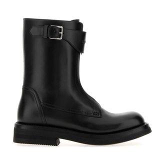 Alexander McQueen Alexander McQueen, Ankle Boots, female, Black, Size: 10 US Biker Boots
