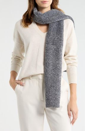AllSaints Metallic Faux Fur Scarf in Collegiate Blue at Nordstrom Rack