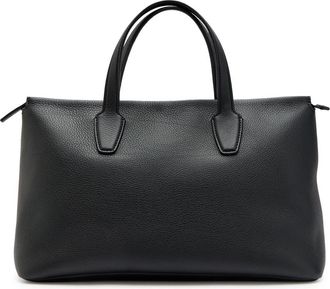 The Row The Row Marcel Grained Leather Tote - Black - One Size