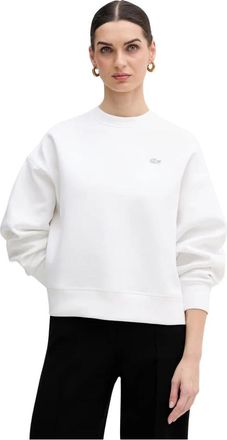 Lacoste Sweatshirts - Dames - Sweatshirts - Wit - L - Hoodies & sweatvesten