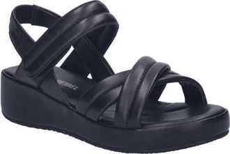 Josef Seibel Eve 04 Wedge Sandal in Black at Nordstrom, Size 10-10.5Us