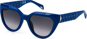 Police Womens SPLN61 54 0V15 Sunglasses - Blue - One Size