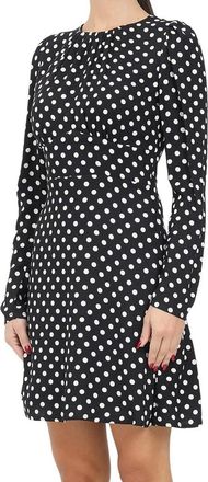 Mar De Margaritas Flared Dress Viscose - Black/White