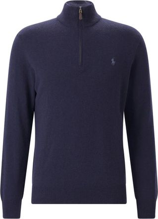 Polo Ralph Lauren Maglione Troyer in maglia fine - - Knitwear - Uomo - Viola - L