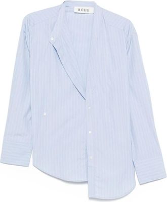 R&oacute;he Overhemden, Dames, Blauw, L, Gestreepte blouse