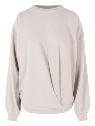 Isabel Marant Sauria gedrapeerde sweater - Beige