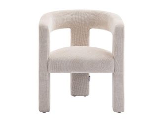 VENTE-UNIQUE.COM Sill&oacute;n cl&aacute;sico poli&eacute;ster beige