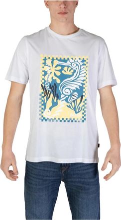 HUGO BOSS Hombre, Camisetas, Blanco, Talla: M