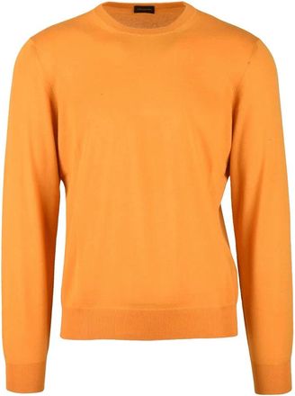 Drumohr Crew Neck Sweater Cashmere - Yellow