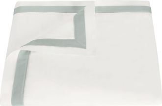 Matouk Ambrose Duvet Cover in Bone/Celadon at Nordstrom, Size Full