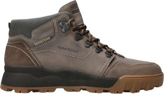Mephisto Donkergrijze Nubuck Herenlaarzen - Heren - Veterlaarzen - Grijs - 40 1/2 EU - Leer - Schoenen