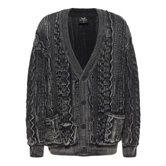 Carlo Colucci Carlo Colucci, Cardigans, male, Black, Size: 2XL Carat 2.0 Cardigan