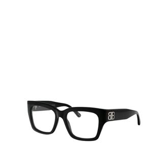 Balenciaga Glasses, female, Black, 54 MM, Square Acetate Optical Frames