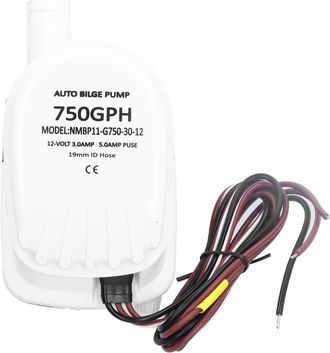 OEM Bomba Sumergible Para Sentina - 12 V - 750 Gph - Interruptor De Flotador Integrado - Para Barcos Y Embarcaciones - Unidad