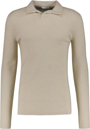 Kiefermann Tonin Polo - Heren - Polos - Beige - M - Katoen - Tops
