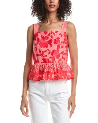 Vince Camuto Peplum Sleeveless Top