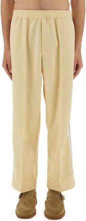 Sasquatchfabrix. Polyester Blend Track Pants - Beige