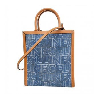 Celine Blue Denim Tote Bag (Pre-Owned)