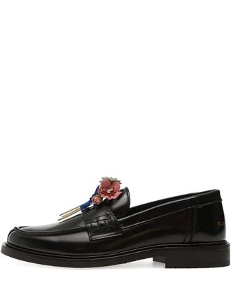 Filling Pieces Bouquet loafers - Zwart