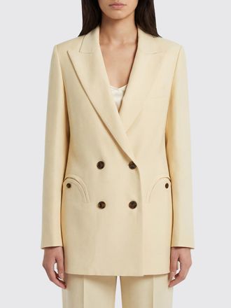 Blaz&eacute; Milano Blazer a doppiopetto in lino e seta Blaz&Eacute; Milano