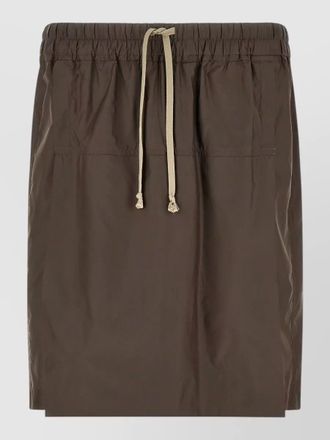 Rick Owens moncler kilt style bermuda shorts pockets