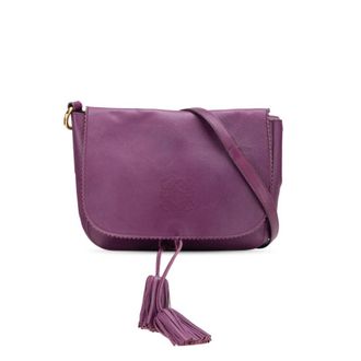 Loewe Pre-owned Loewe Nappa Anagram Tassel Crossbody Ladies 271106