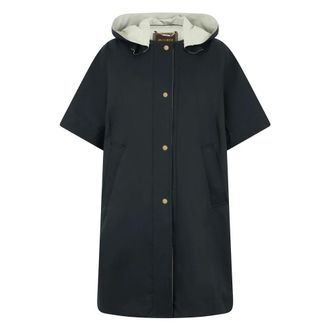 Moorer Single-Breasted Coats, female, Blue, Size: XS Dixie Cape
