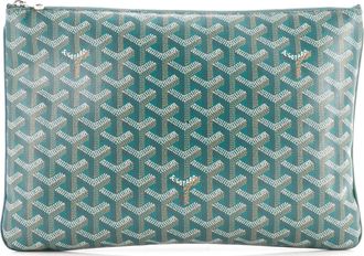 Goyard Senat Zip Pouch Coated Canvas MM