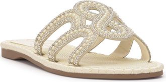 Jessica Simpson Bria Slide Sandal in Soft Ivory at Nordstrom, Size 11