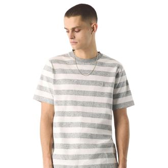 Pretty Green Unisex Volwassenen Streep Paisley Ronde Hals Regular T-shirt (Grijs)