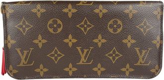 Louis Vuitton Brown Monogram Long Wallet (Bi-Fold) (Pre-Owned)