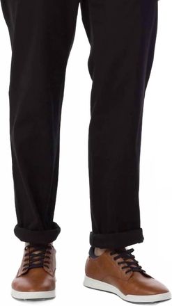 Ballin Perma Color Pima Twill Khaki Pants - Atwater Modern Fit In Black