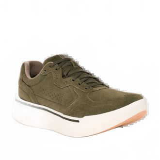 Ahnu Womens Sequence 1.1 Suede Sneakers In Burnt Olive