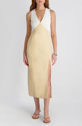 French Connection Cooper Sleeveless Maxi Dress in Summer White-Tru Beige at Nordstrom, Size X-Large