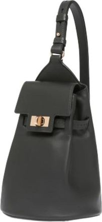 Max Mara Margaux Backpack - Dames - Schoudertassen - Zwart - ONE Size - Leer - Tassen