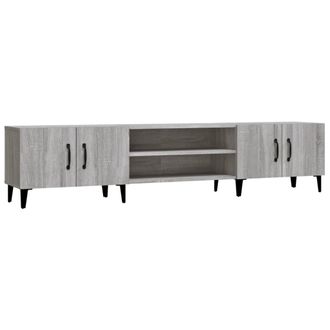 vidaXL Mueble Para Tv Madera Contrachapada Gris Sonoma 180x31,5x40 Cm Vidaxl