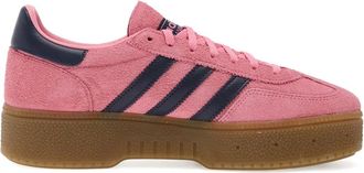 adidas Handball Spezial Bold three-stripes platform sneakers - women - Calf Suede/Fabric/Rubber - 4.5 - Pink