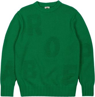 Kappa Giovani Asmara Sweater - Heren - Ronde hals truien - Groen - M - Katoen - Truien & Vesten
