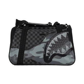 Sprayground Weekend Bags, male, Black, Size: ONE SIZE Split Up Camo Tear Large Pet Carrier