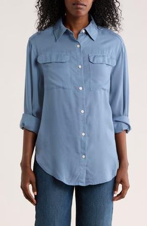Tailor Vintage Utility Button-Up Shirt in Infinity at Nordstrom Rack, Size X-Large