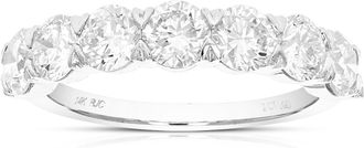 Vir Jewels 2 cttw Lab Grown Diamond Wedding Band in 14K White Gold For Women