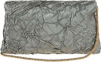 Dries Van Noten Clutches - Pleated Light Blue Cotton Clutch Bag - Gr. unisize - in Blau - für Damen