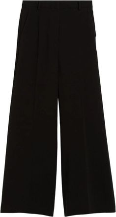 Max Mara Zwarte Weekendbroek - Ovada - Dames - Wijde Broeken - Zwart - 2XS - Broeken