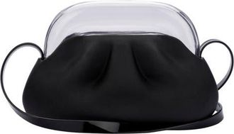 Melissa Glass Jelly Shoulder Bag in Black/clear at Nordstrom