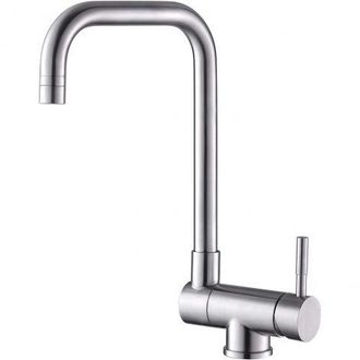 OEM Grifo De Cocina Plegable Con 2 Opciones De Rociado, Grifo Mezclador Plegable De Acero Inoxidable Para Fregadero, Apto Para Instalaci&oacute;n En Ventana, Gri